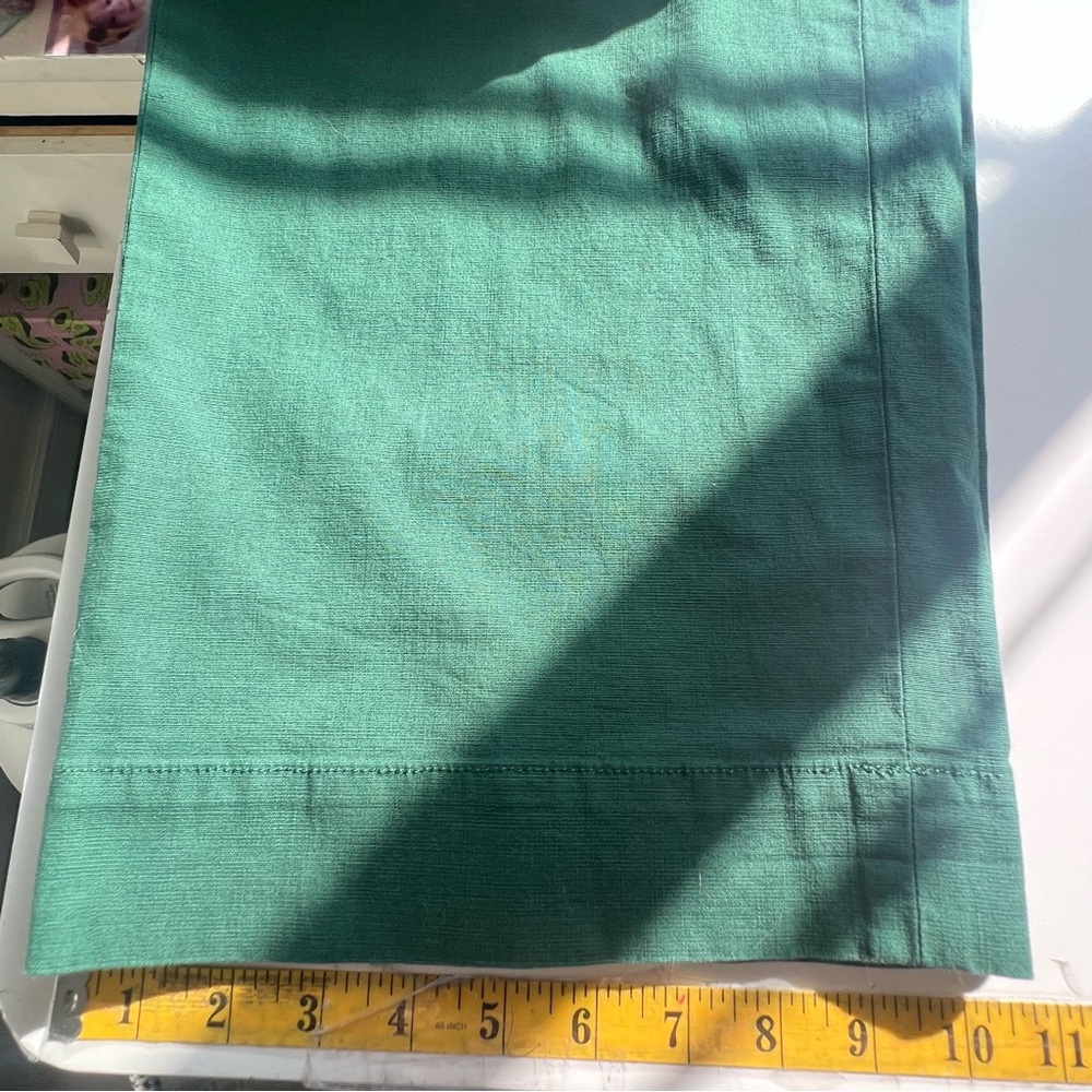 Talbots Cotton Slub Sailor Crop Pants Green Size 6 NWT - Picture 12 of 13